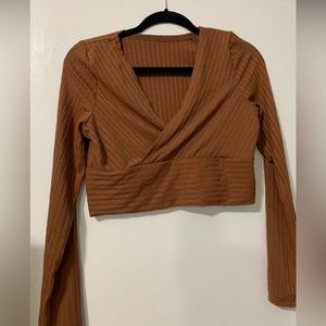 Long Sleeve Crop Top